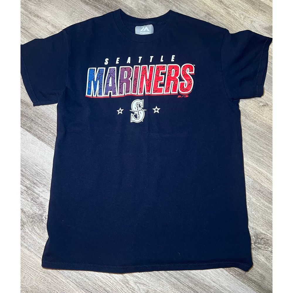 Seattle‎ Mariners starry Banner, Majestic men's size medium